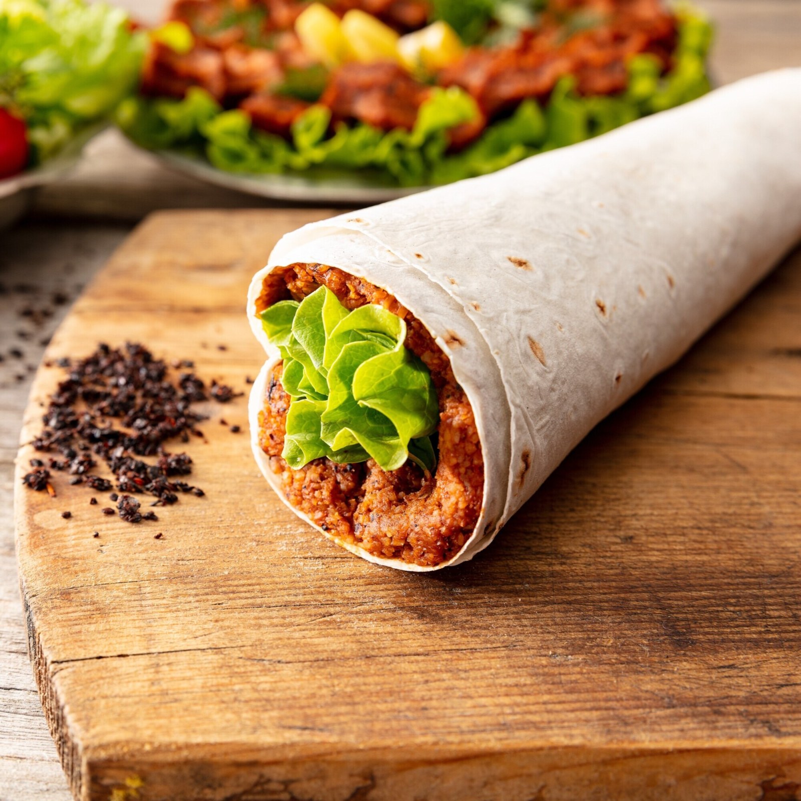Doritoslu 175 gr. çiğ köfte dürüm