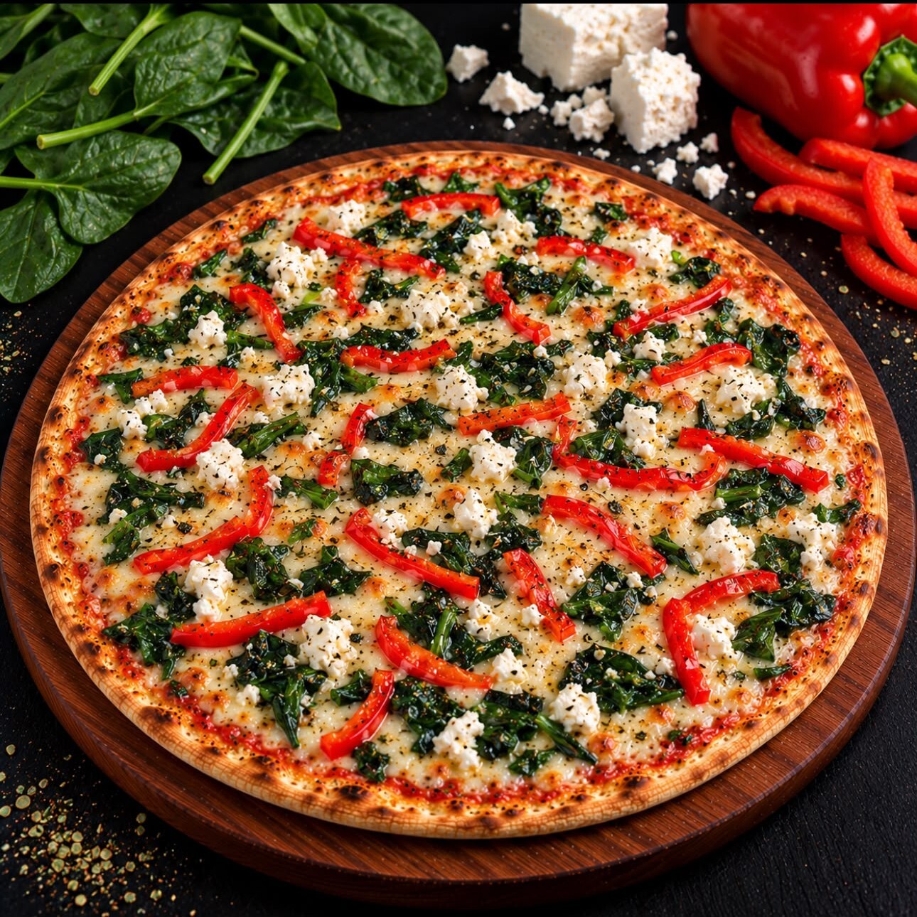 Enna Spinach Pizza (22 cm.)
