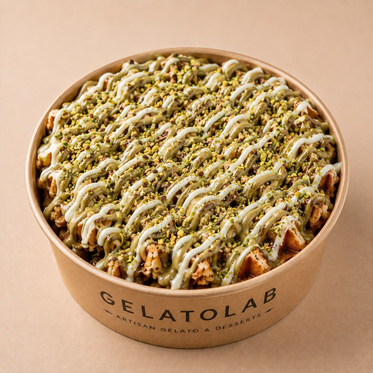 Antep Fıstıklı Bowl Waffle