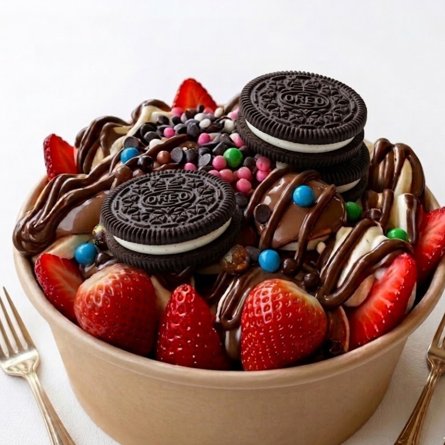 Los Santos Oreo Pankek Waffle (Medium)
