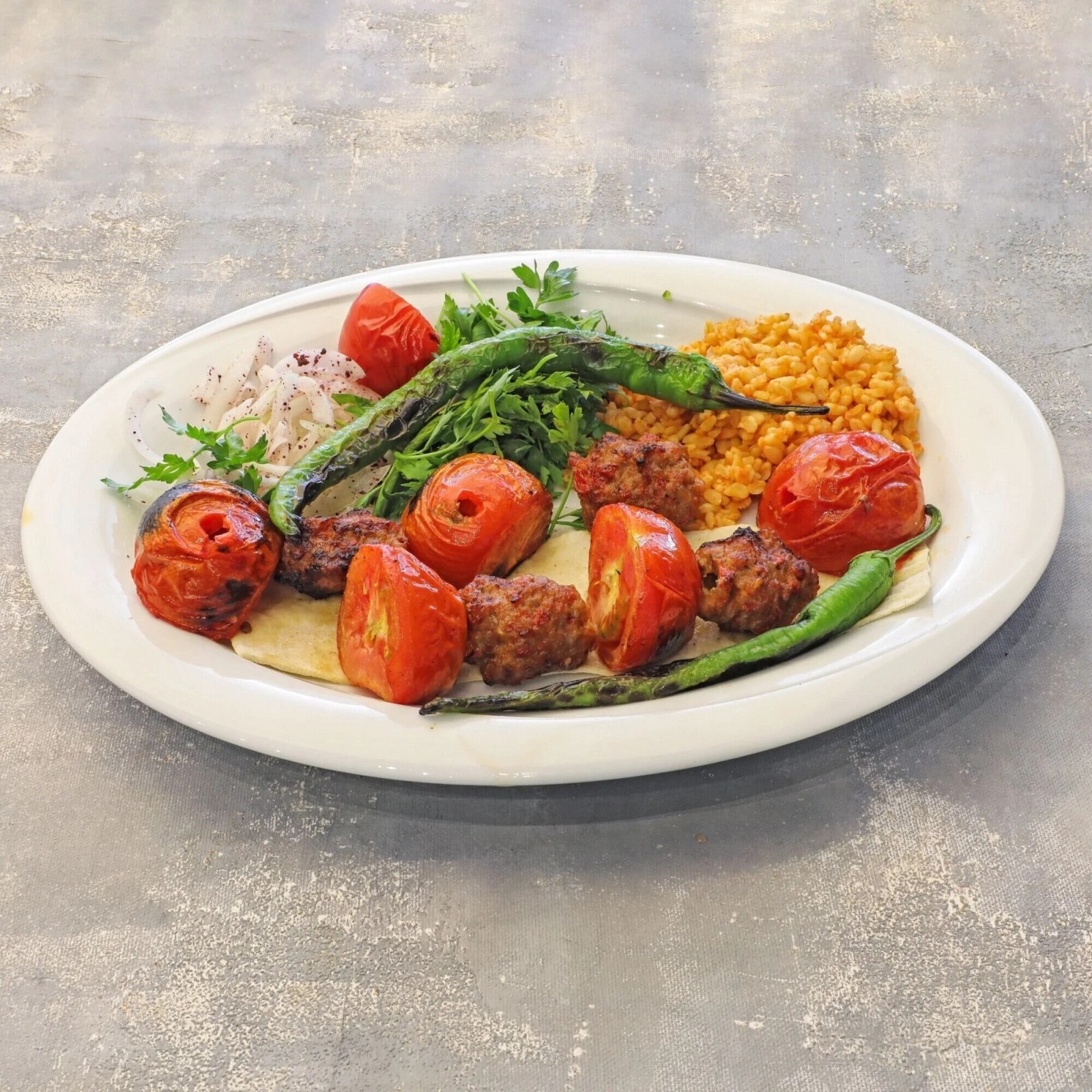 Domatesli Kebap