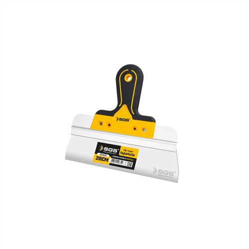 EĞRİ SAPLI ISPATULA 20 CM (PASLANMAZ ÇELİK)