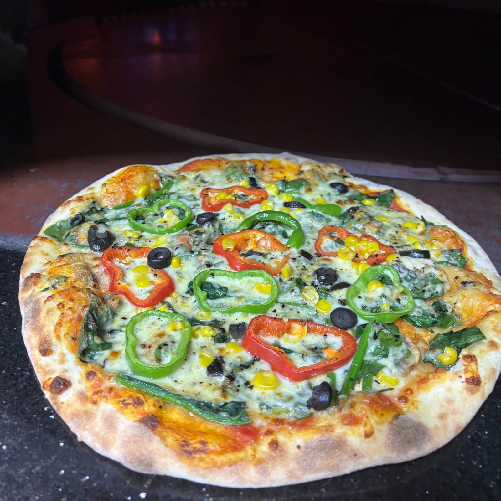 Ispanaklı Pizza (Büyük)