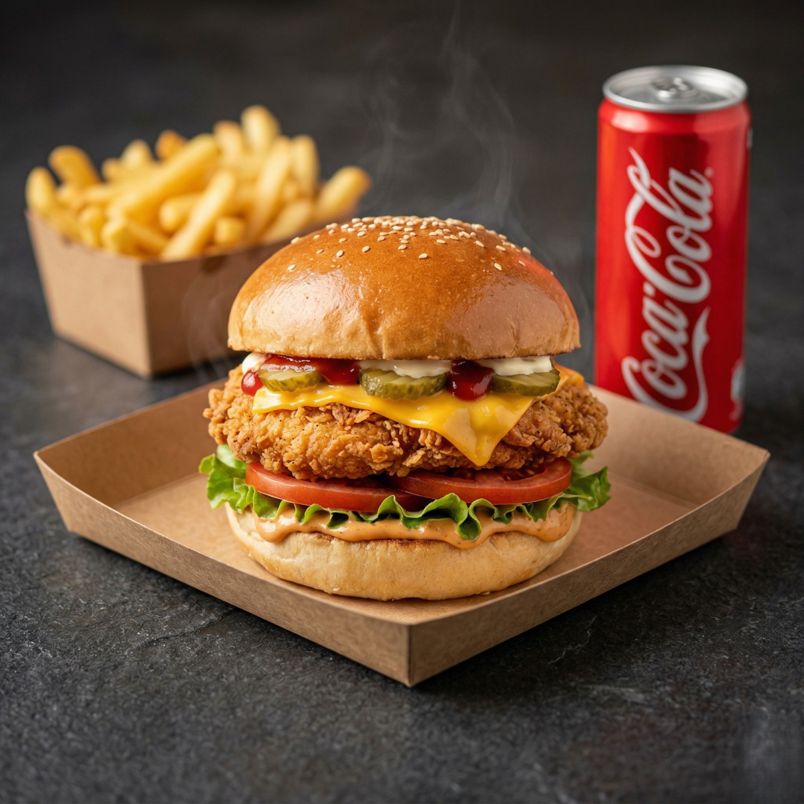 Cheeseburger Menü