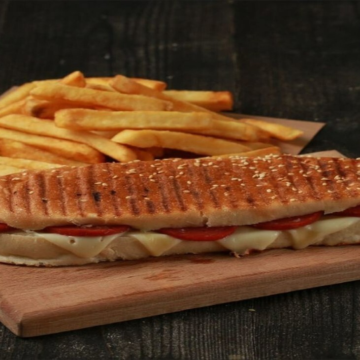 Patates Kızartması + Karışık Tost Menü