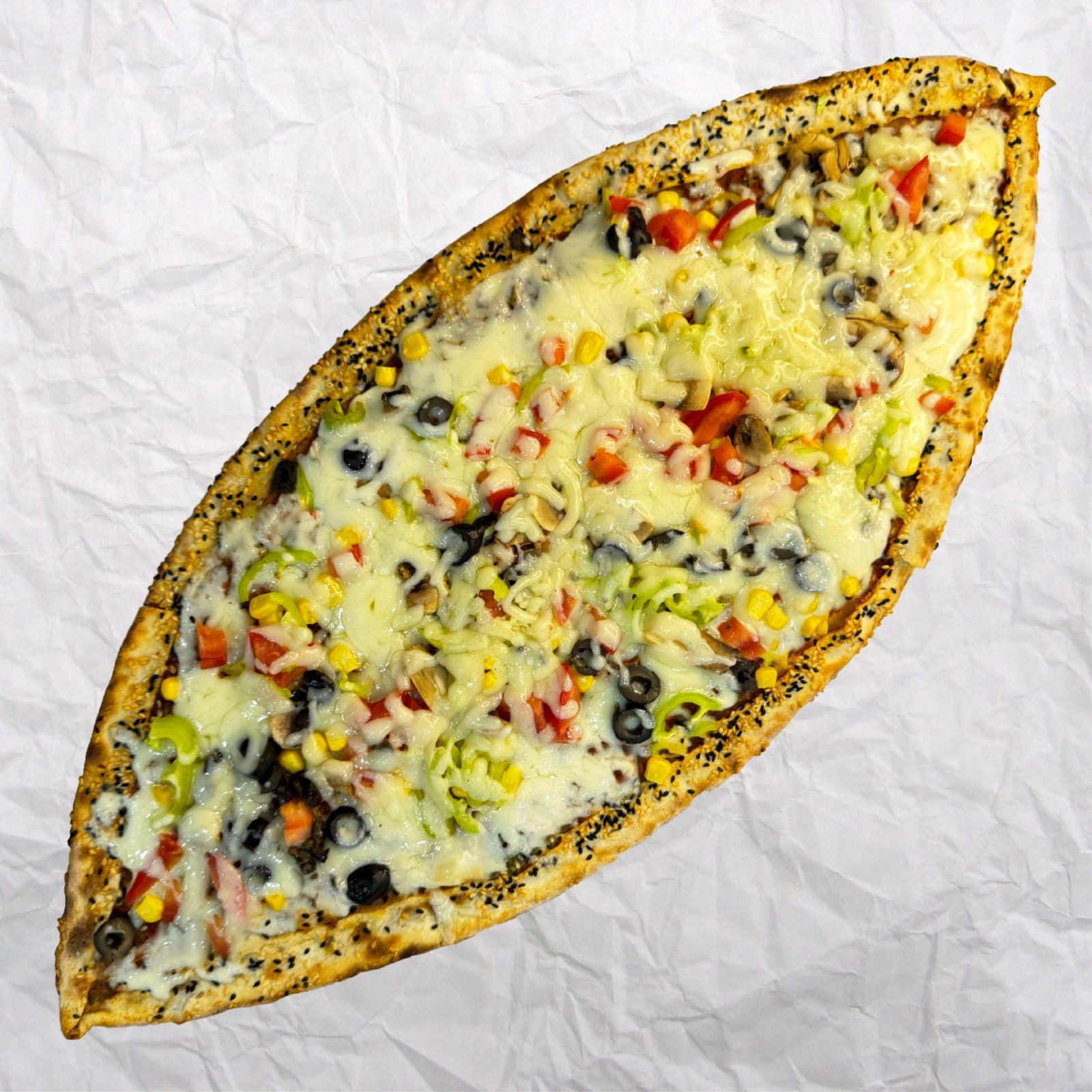 Sebzeli Kaşarlı Pide