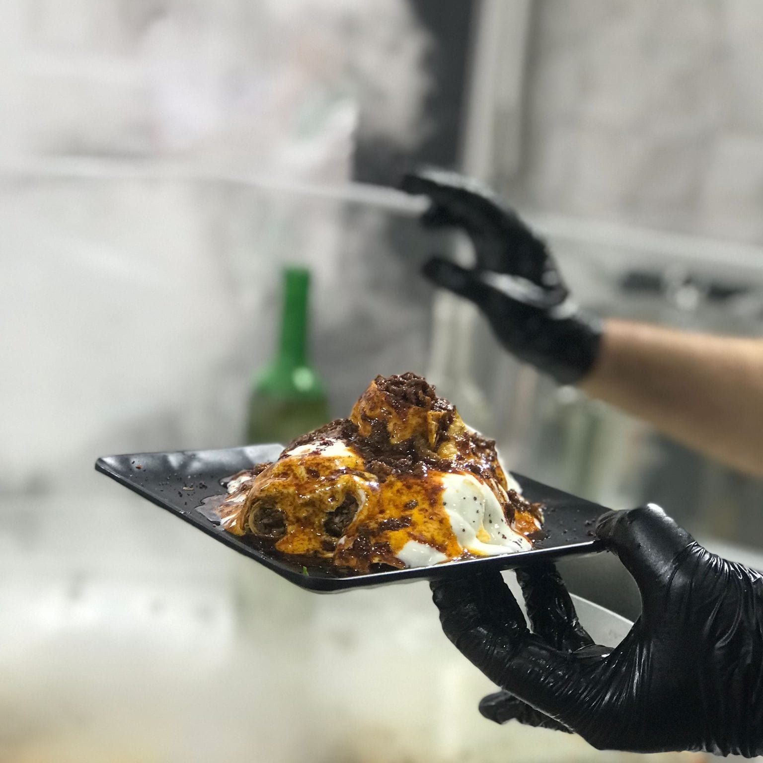 Sarımsaklı Yoğurtlu Et Tantuni