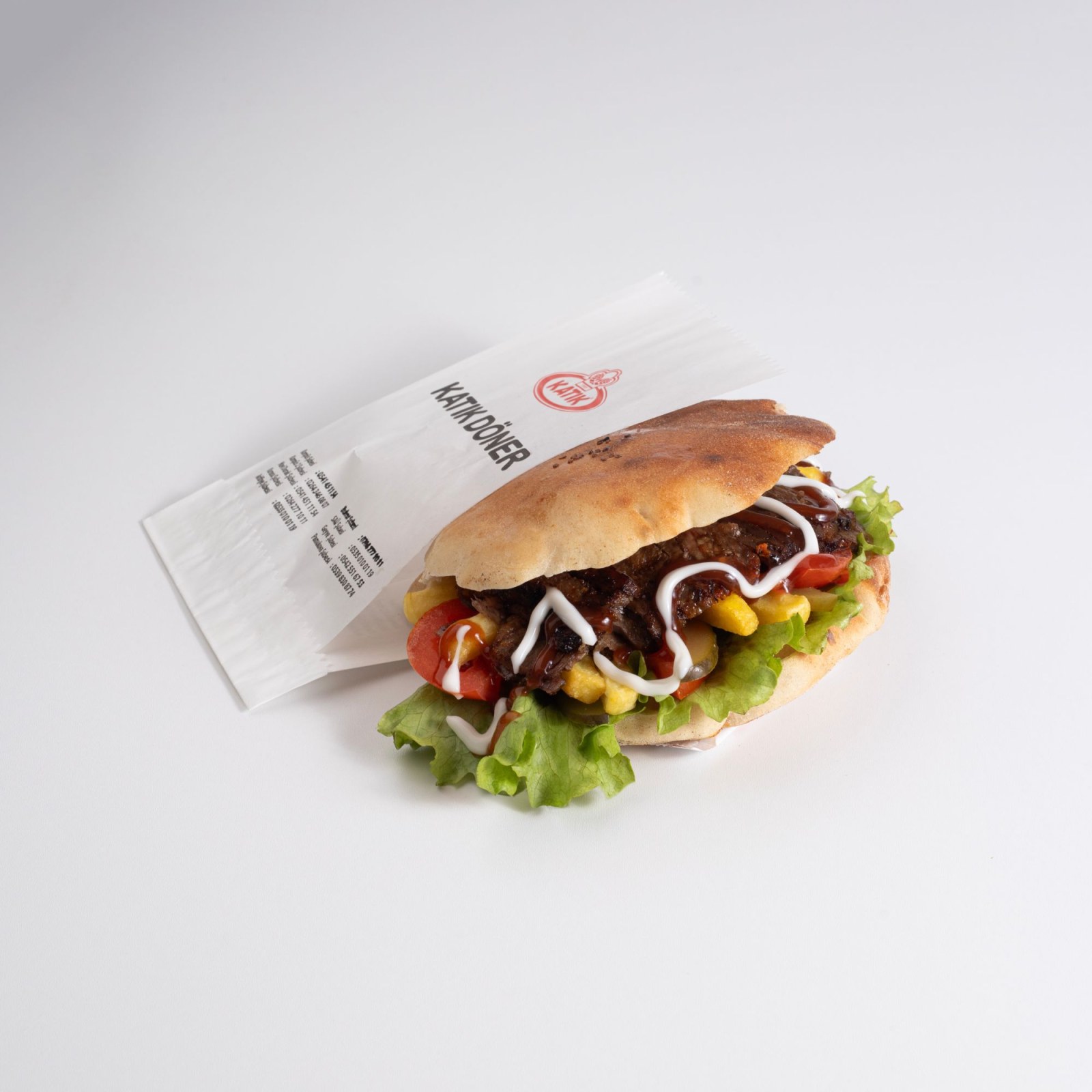 Pide Ekmek Arası Et Döner