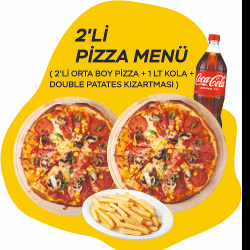 2'li Pizza Menü