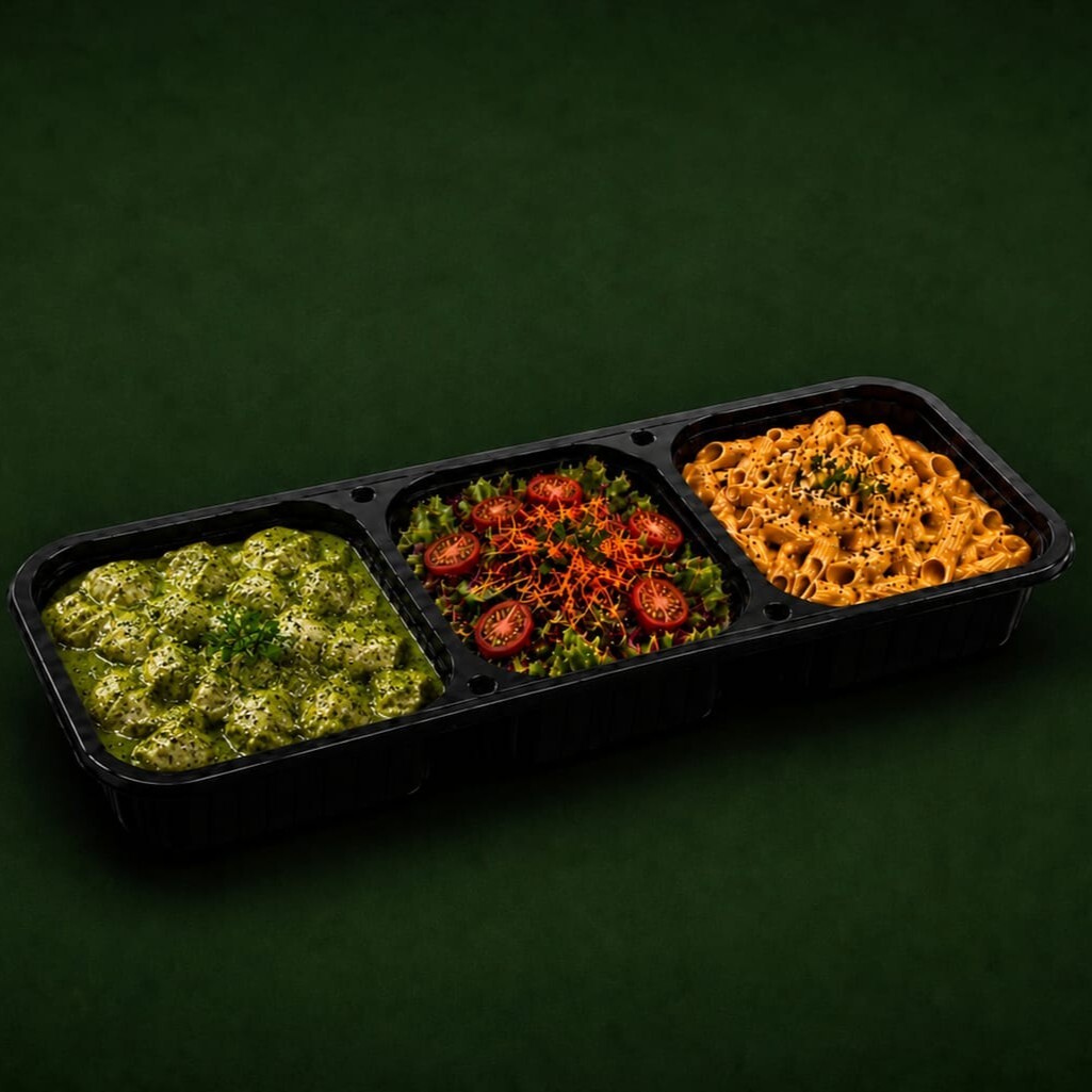 Pesto Soslu Kremalı Tavuk Tabağı