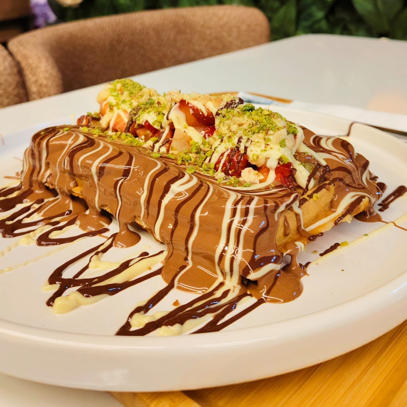 Yare Dil Kremalı Waffle