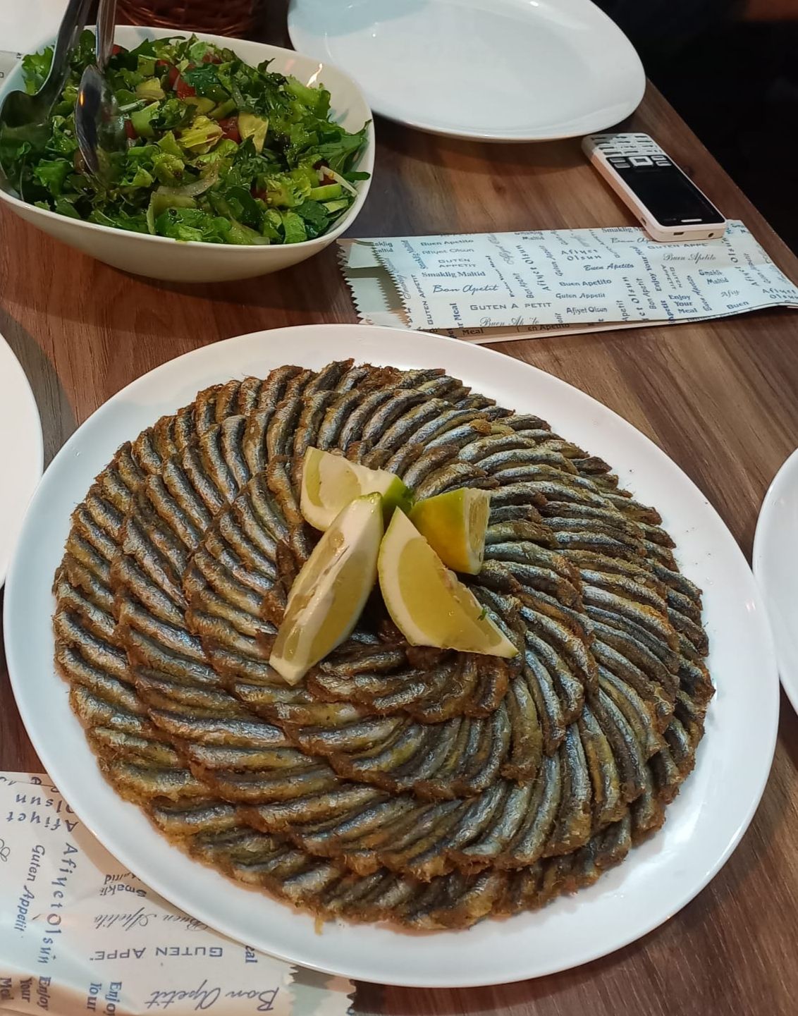 Hamsi Menü (1 kg.) (Pişirilmiş)
