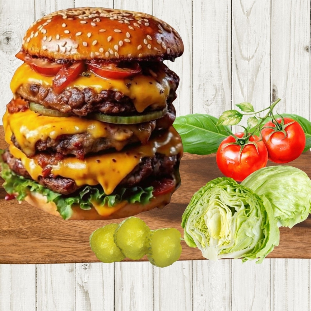 Triple Cheeseburger