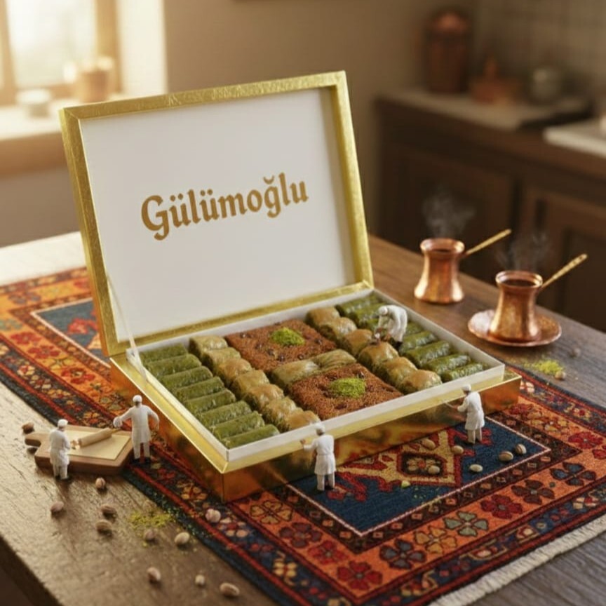 Hediyelik Baklava Kutusu (1,400 Gr)