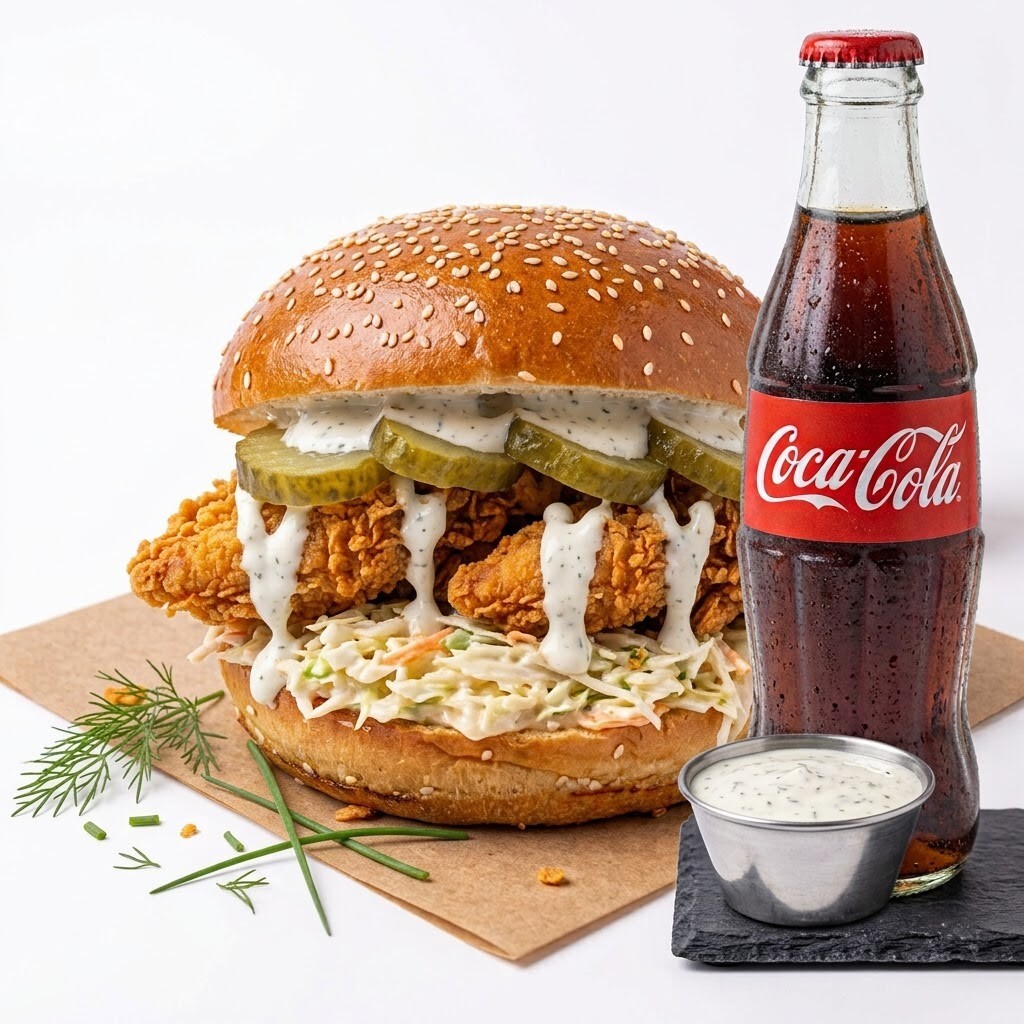 Ranch Crispy's Burger