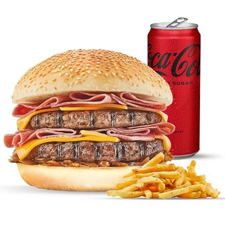 Dublex Burger Menü