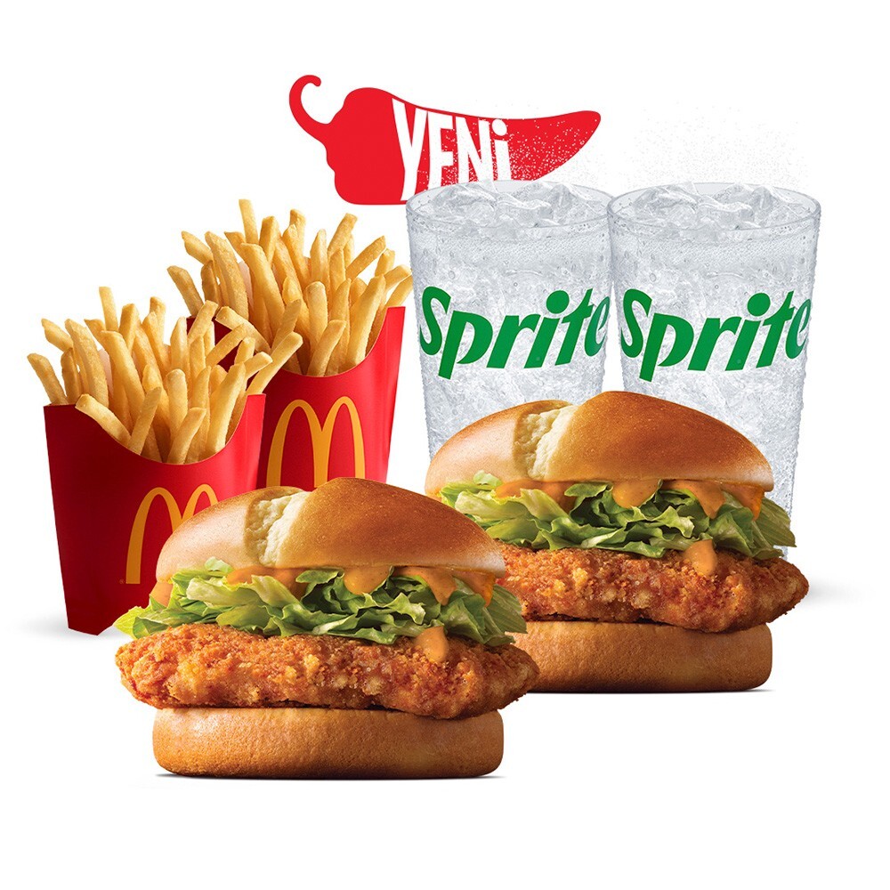 İkili Spicy McCrispy® Menü