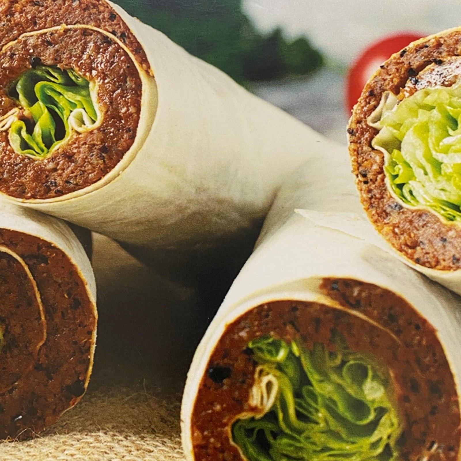 4 çiğkofte dürüm 4 ayran