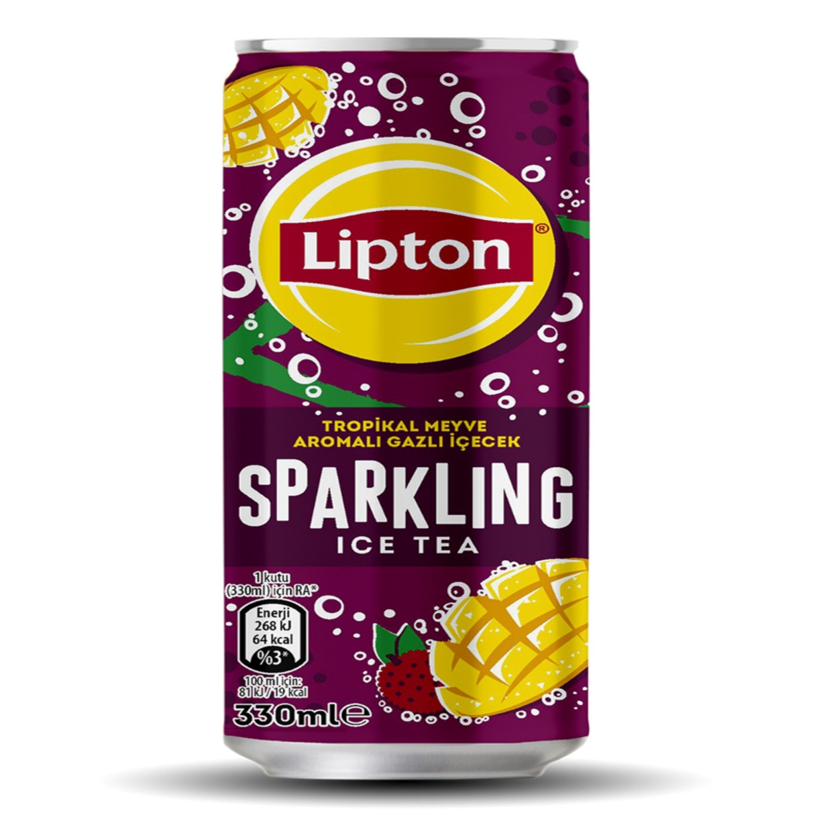 Lipton Ice Tea Sparkling Tropikal (330 ml)