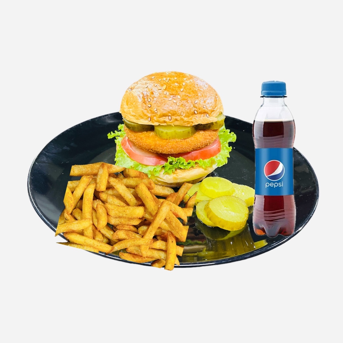 Tavuk Cheeseburger Menü