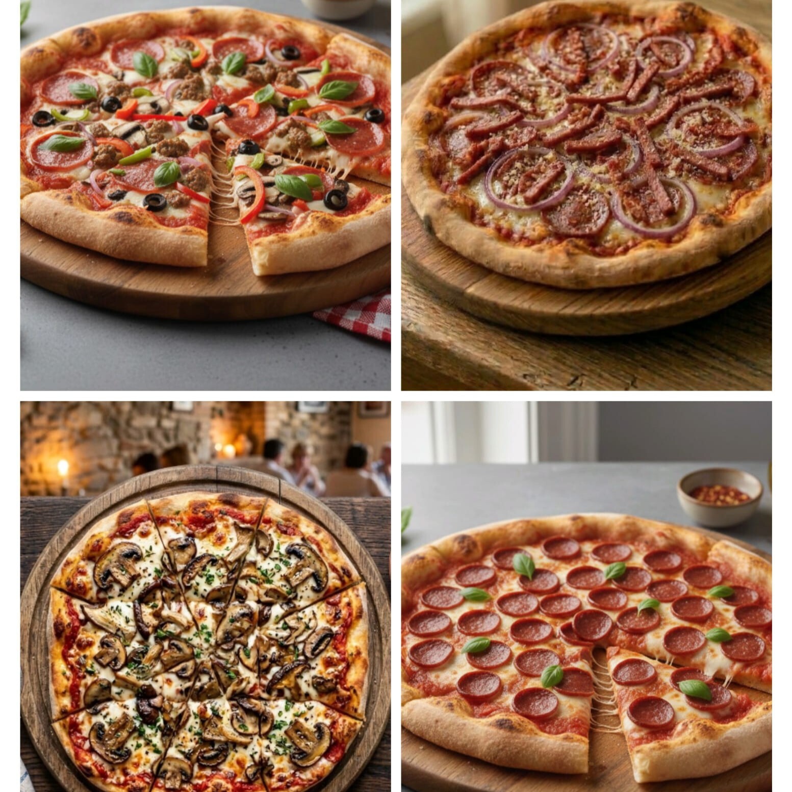 4 ADET ORTA BOY PİZZA MENÜ