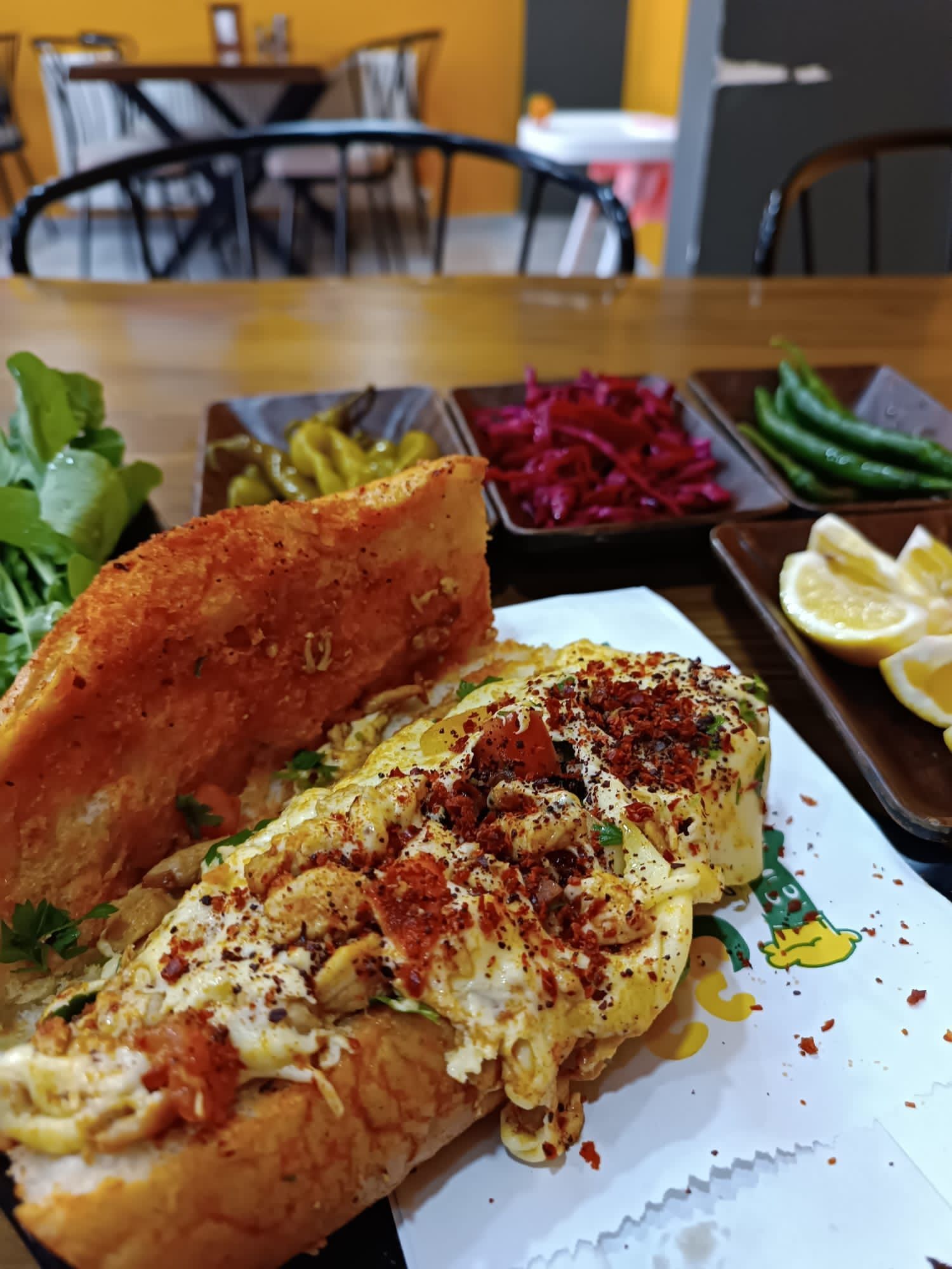 Ekmek Arası Cheddarlı Et Tantuni