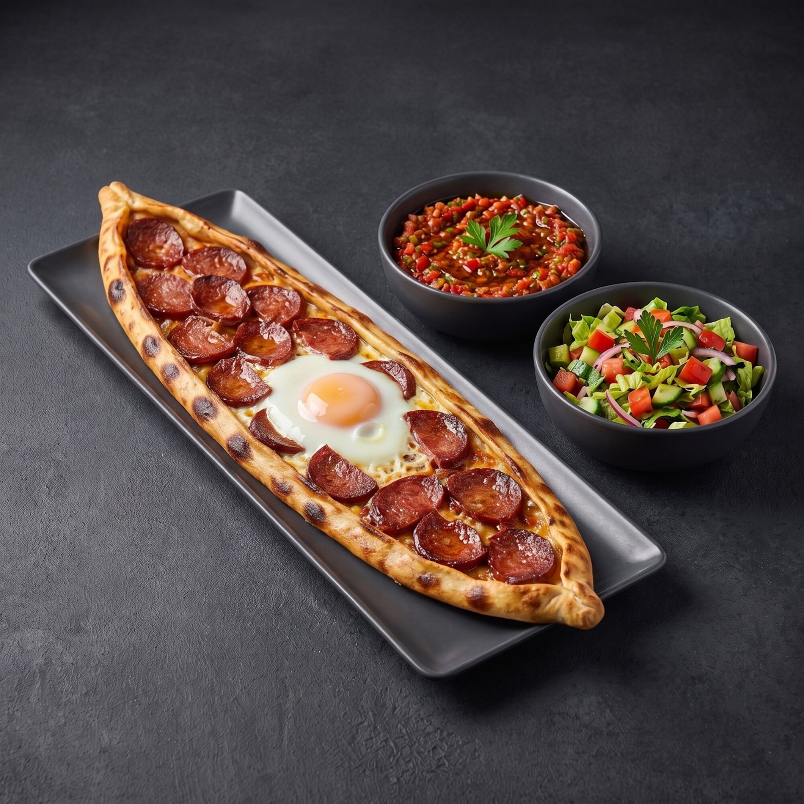 Sucuklu Pide
