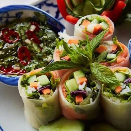 Gluten Free & Shrimp Fresh Summer Rolls