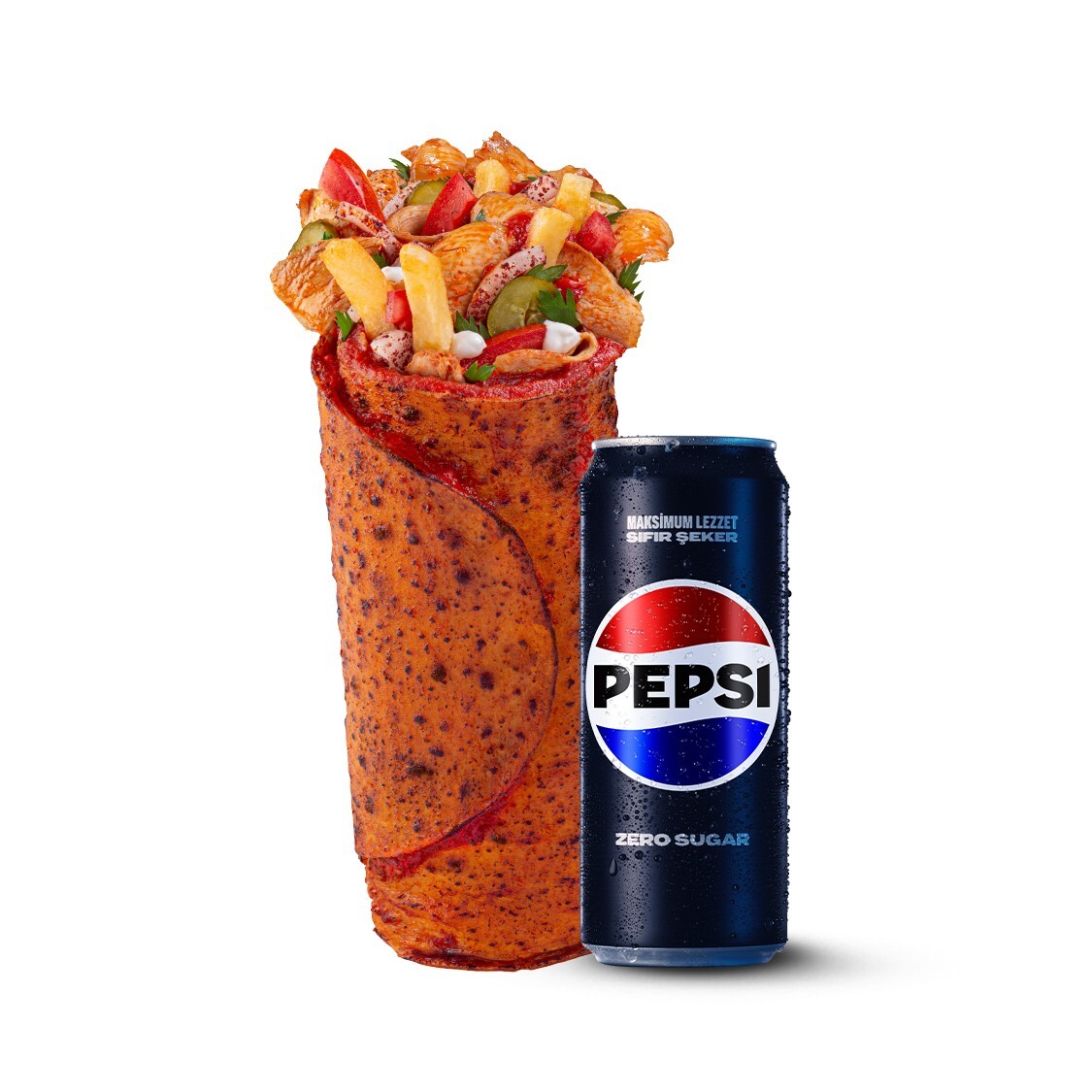 Pepsili Bomba Tavuk Dürüm