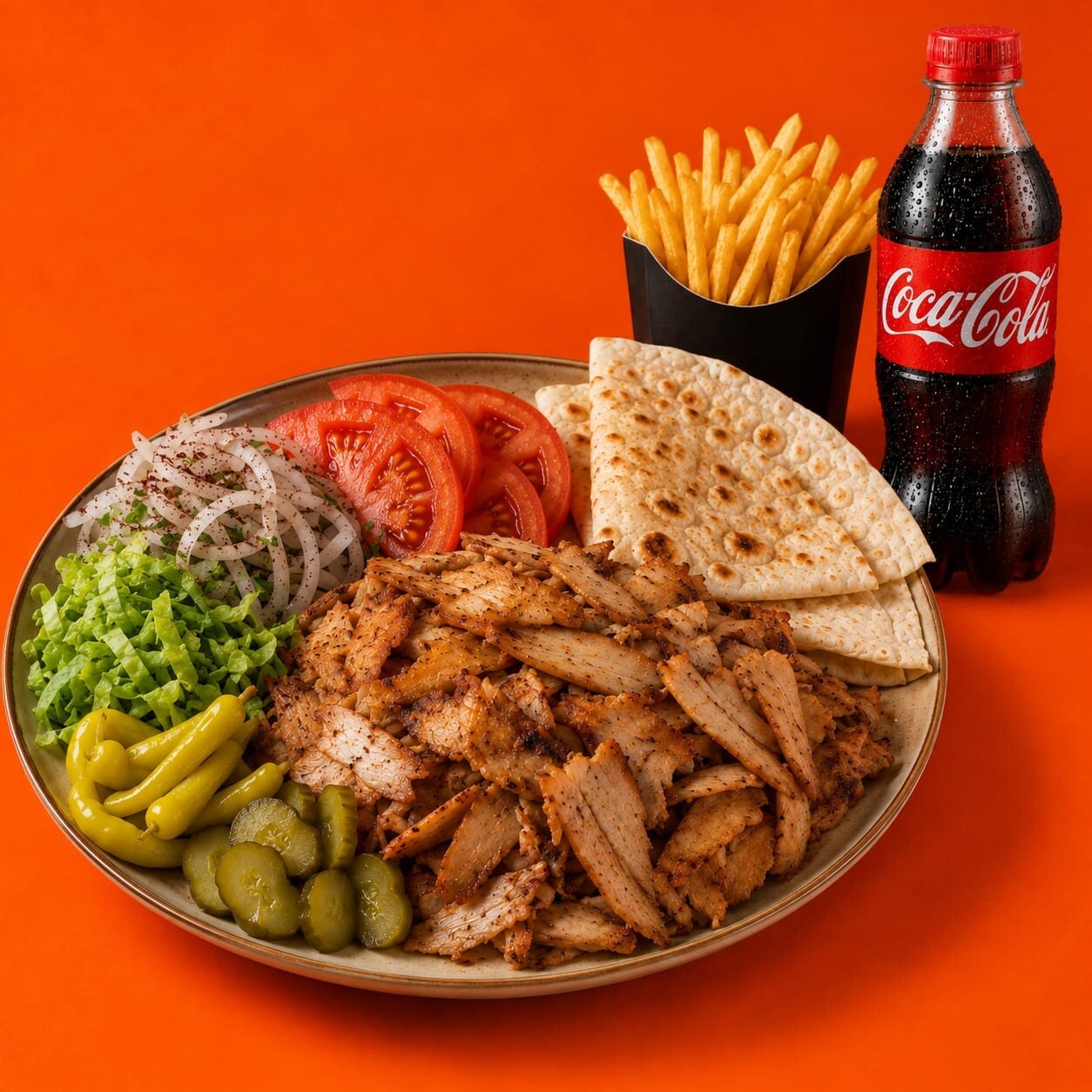 Tavuk Döner Porsiyon Menü