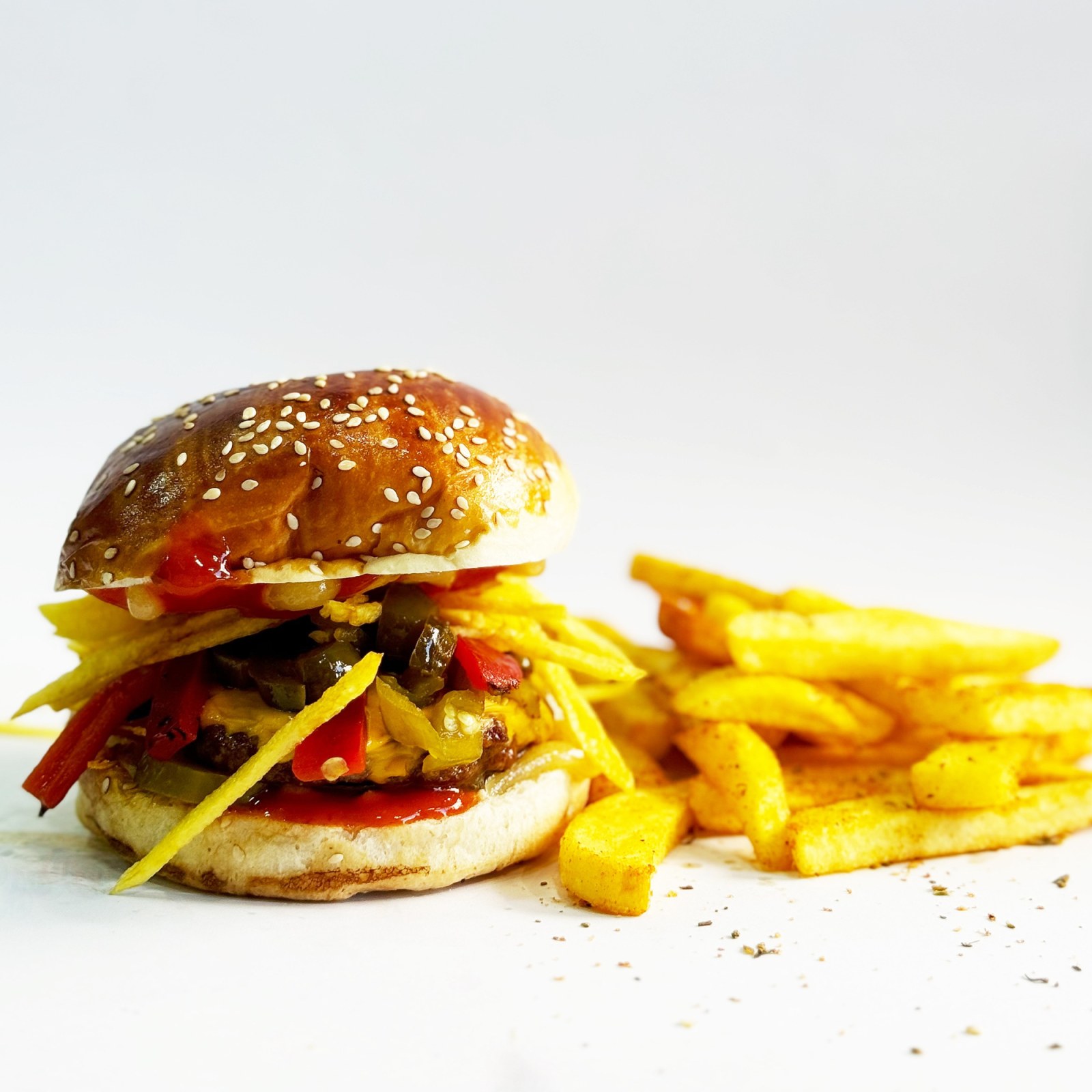 Acılı Et Burger