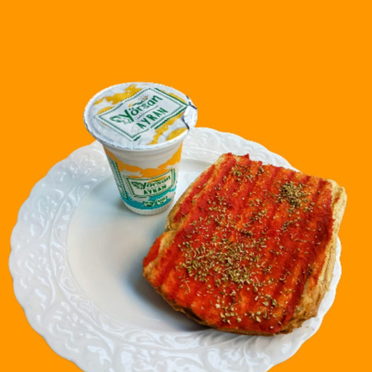 Karışık Tost+Bardak Ayran