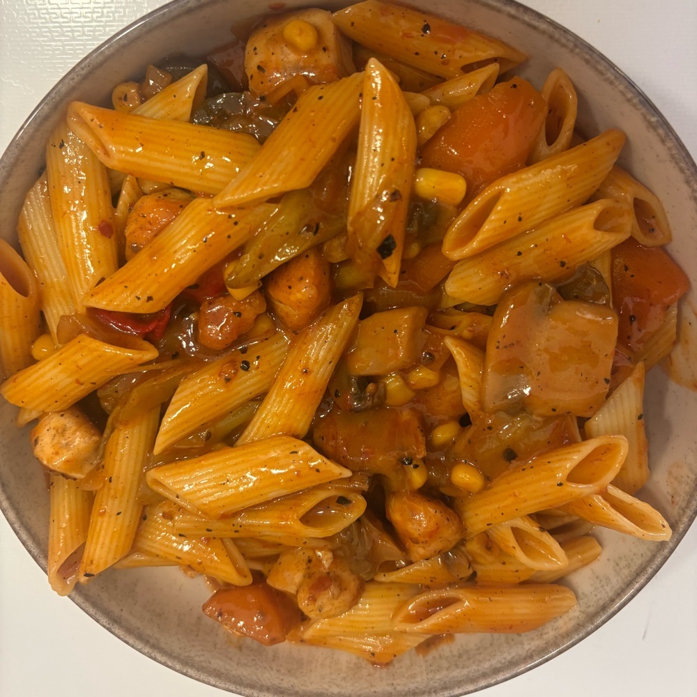 Meksika Soslu Tavuklu Penne