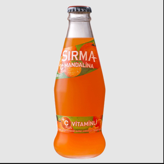 Sırma C Vitaminli Mandalinalı Soda (200 Ml) | Ferahlatıcı Aromalı Soda