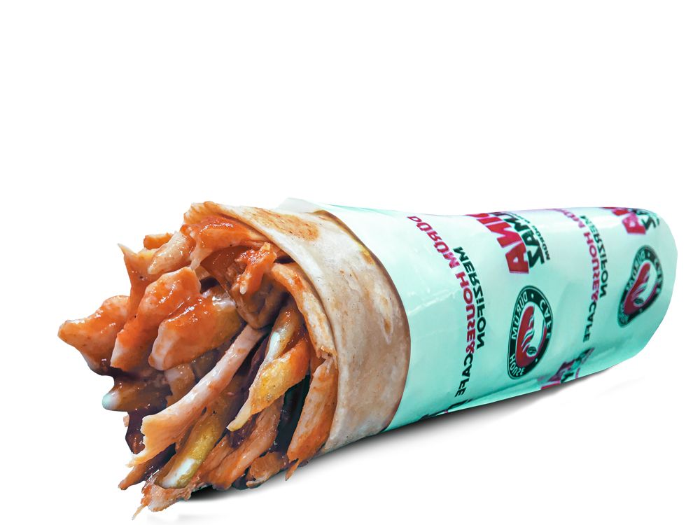 Hatay Usulü Soslu Tavuk Döner Dürüm