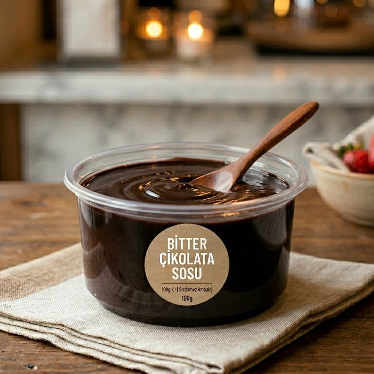 Bitter Çikolata Sosu (100 gr)