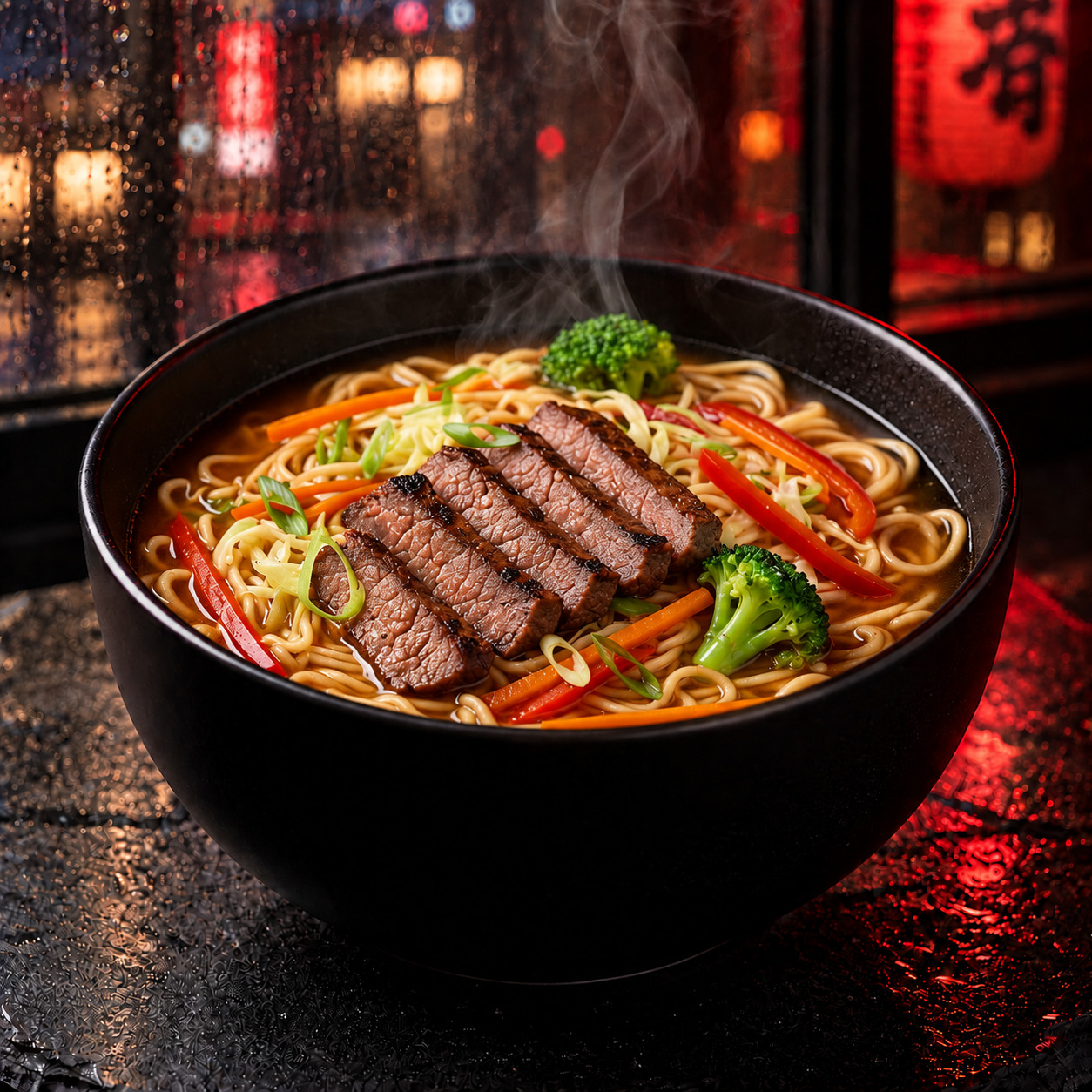 Etli Ramen Çorba - Meat Ramen Soup