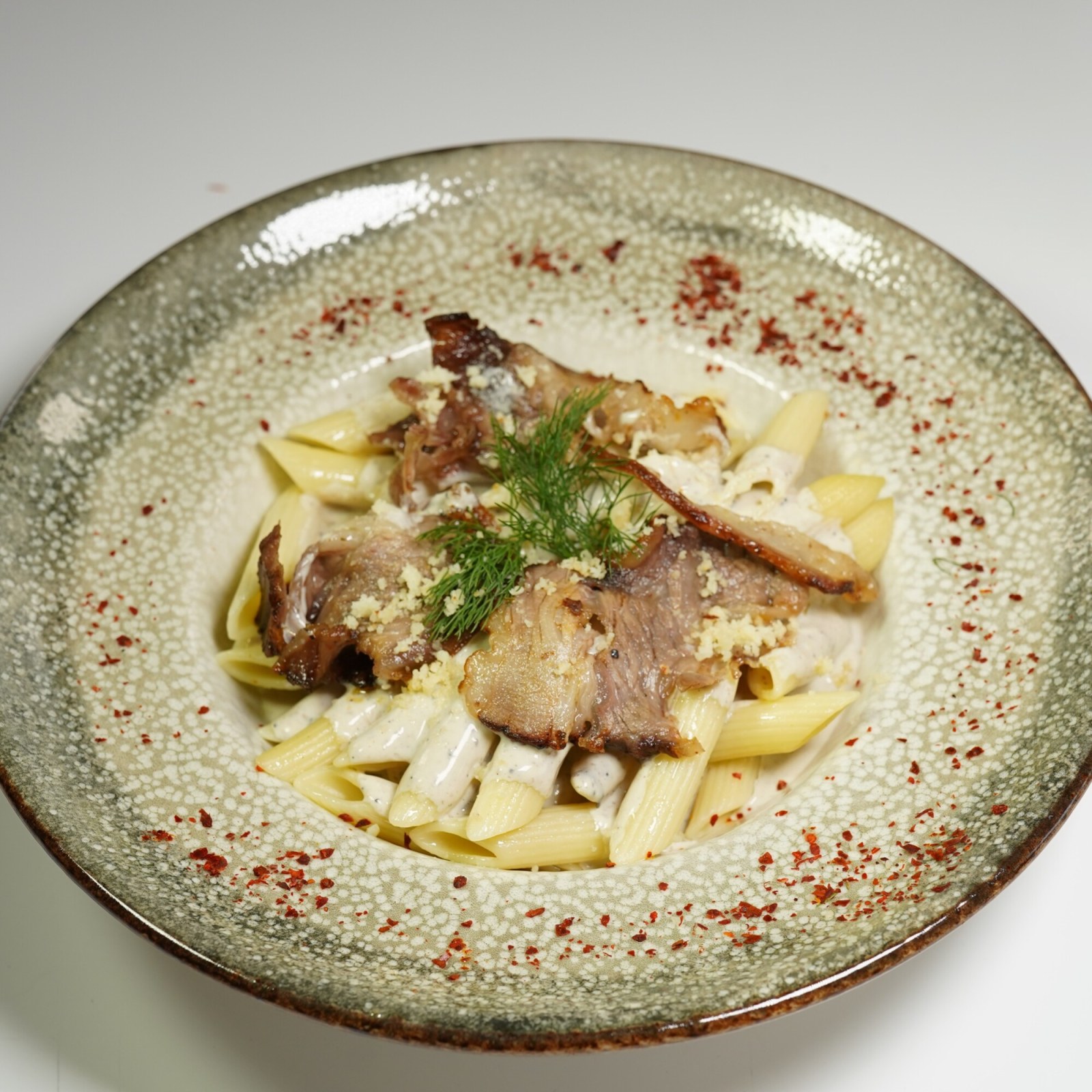 Füme Etli Soslu Penne Rigatte