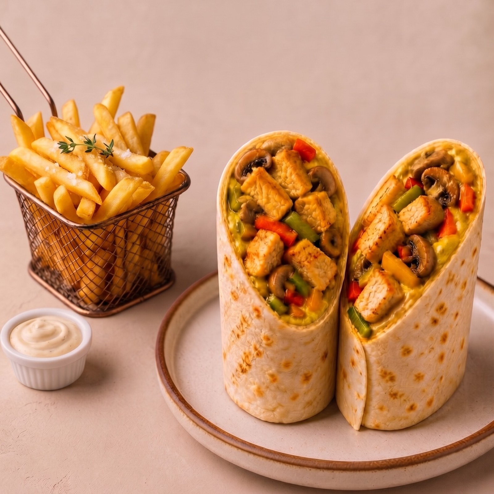 Rio Köri Soslu Tavuk Wrap
