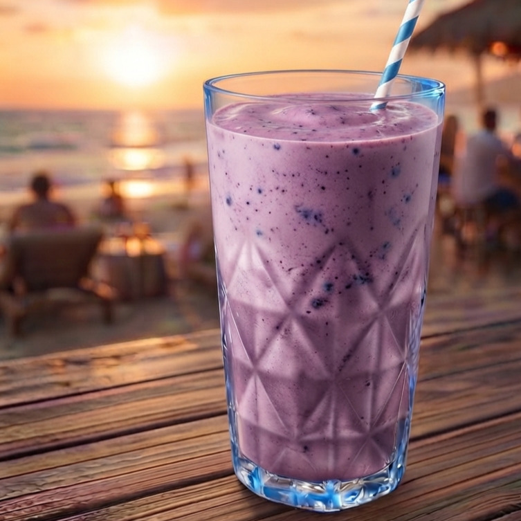 Yaban Mersinli Milkshake