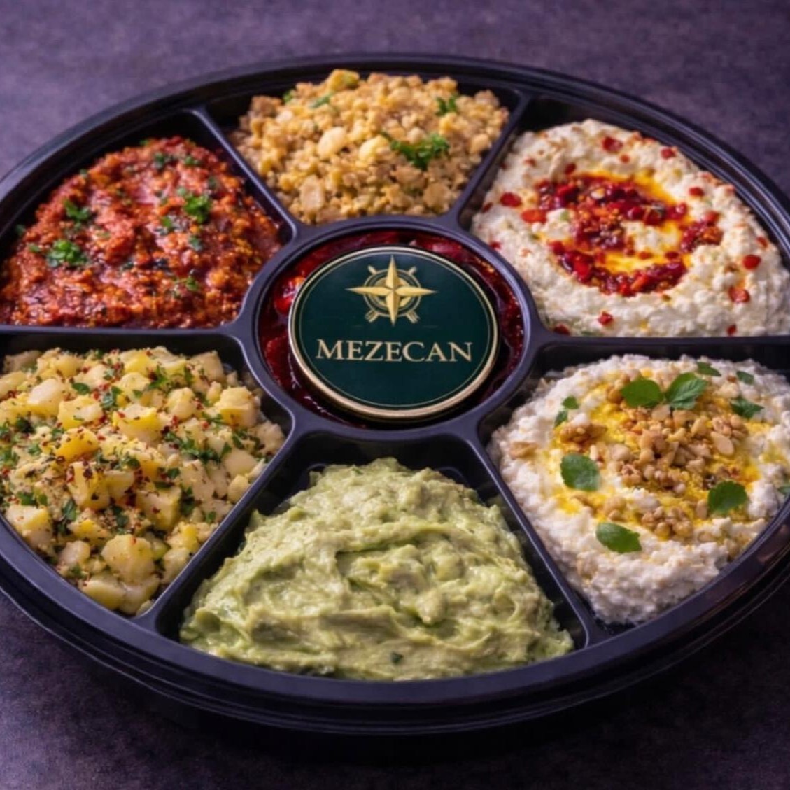 7 li Meze Tabağı