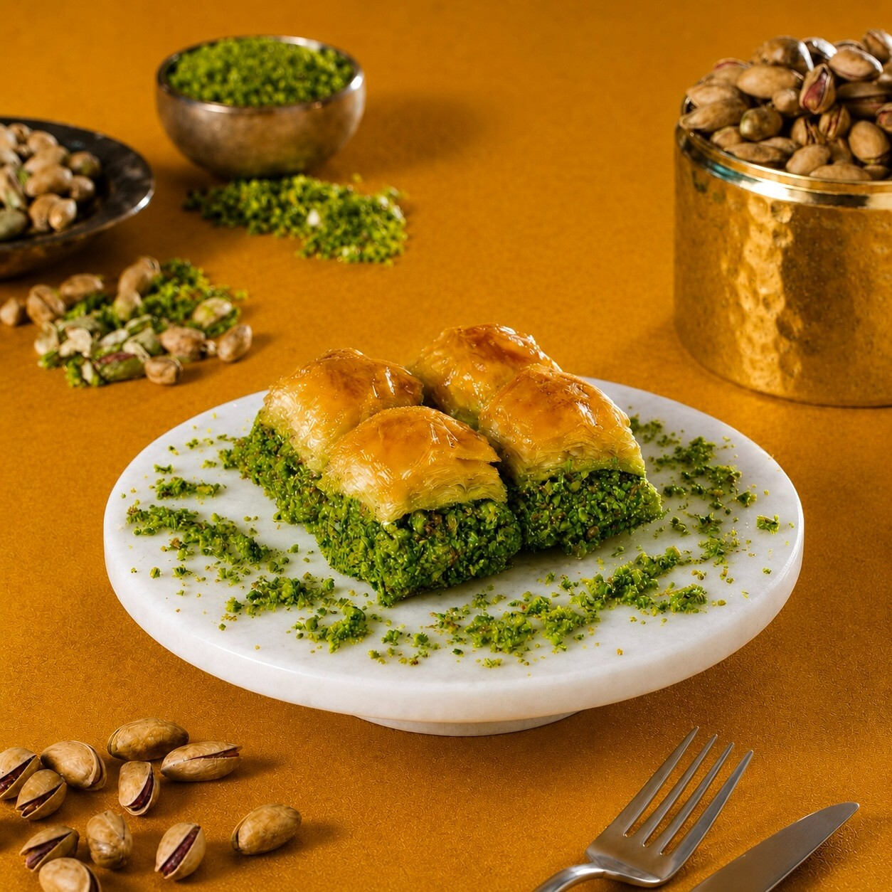 Fıstıklı Kuru Baklava ( 1 Kg.)