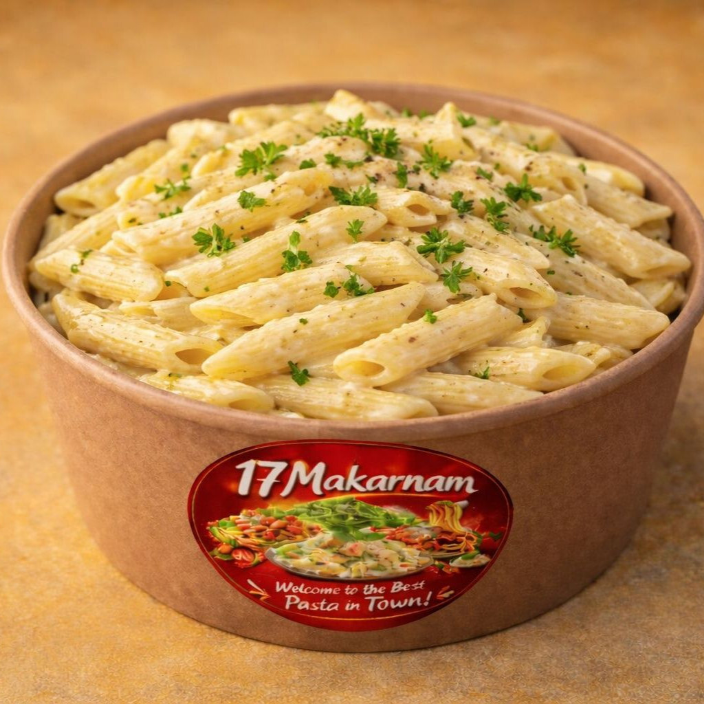 Kremalı Köri Soslu Penne