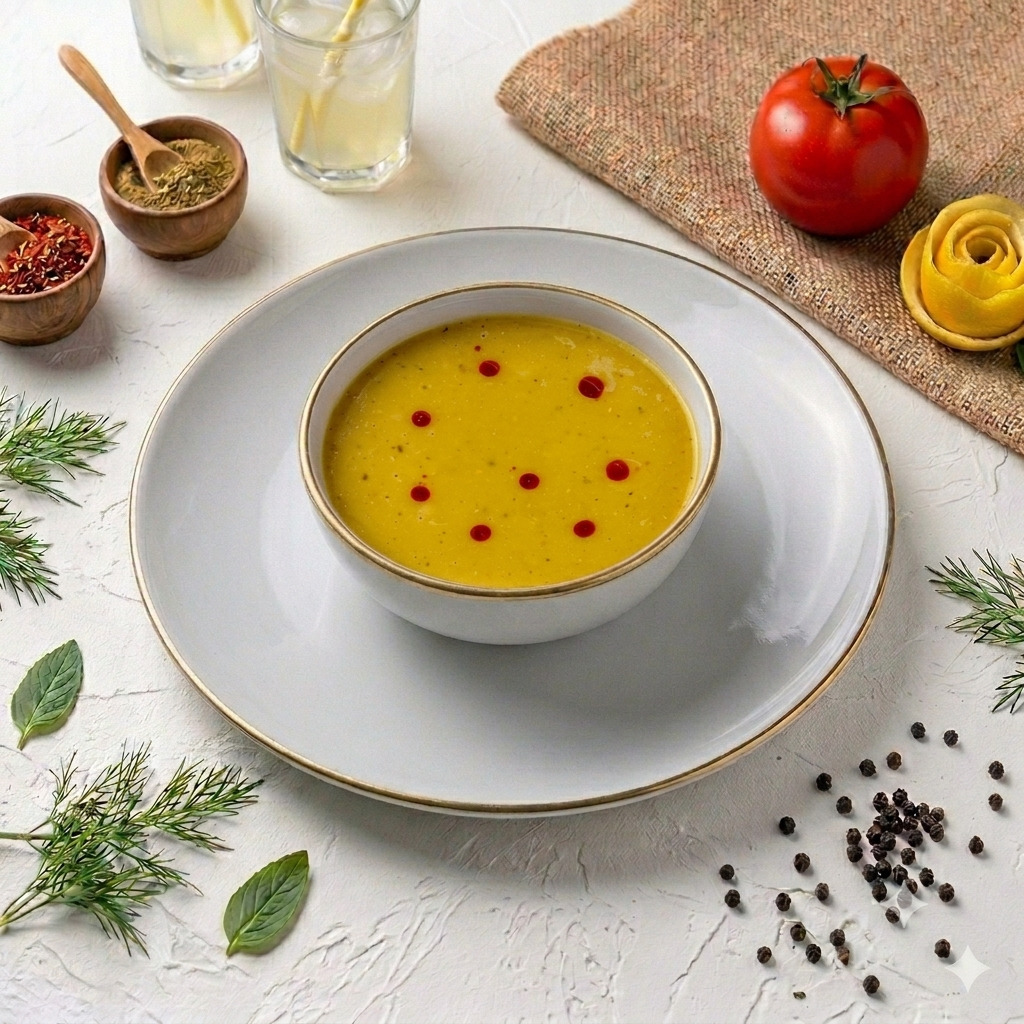 Süzme Mercimek Çorbası