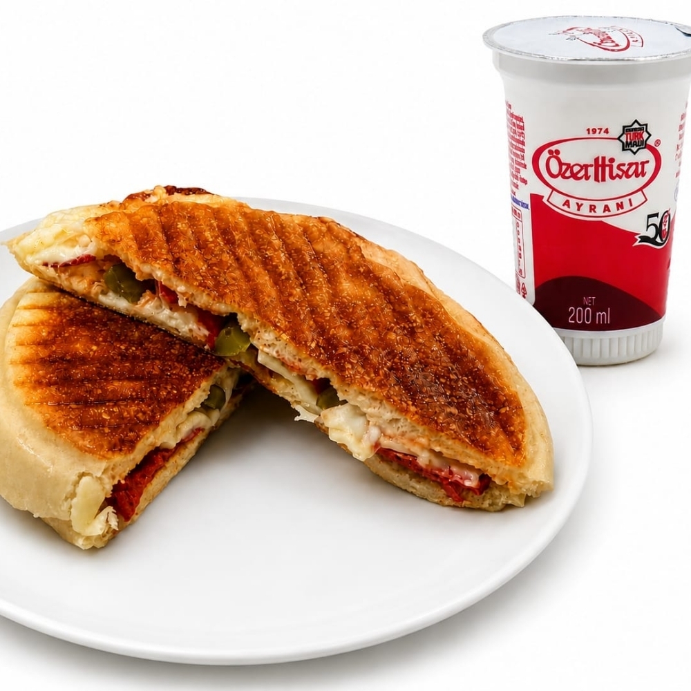 2'li Karışık Bazlama Tost Menü