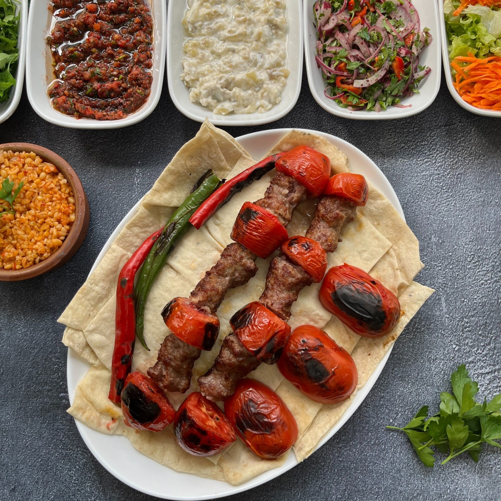 Domatesli Kebap