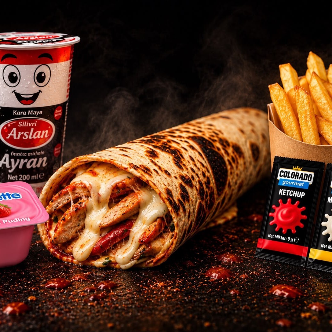 Kaşarlı Gurme Ayran Menü (120 Gr)