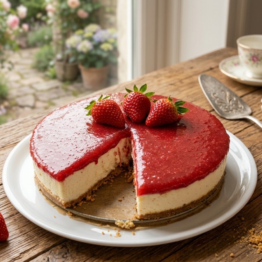 Çilekli Cheesecake