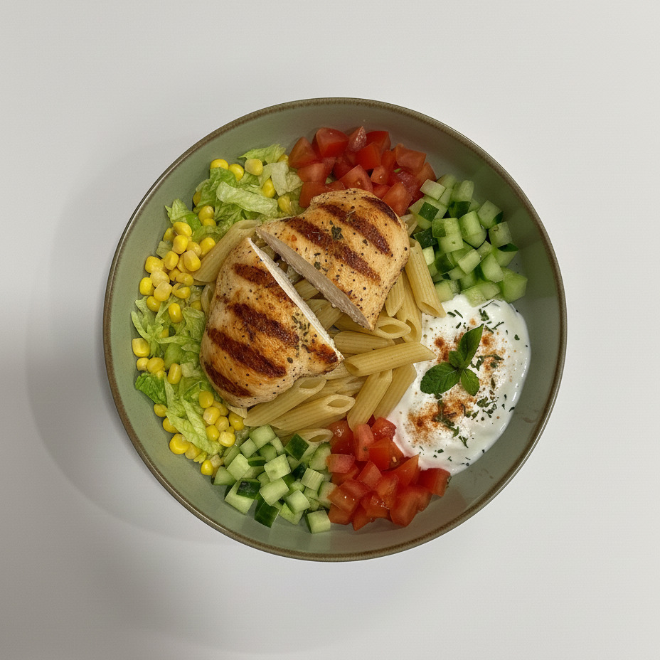 Makarna Tavuk Bowl