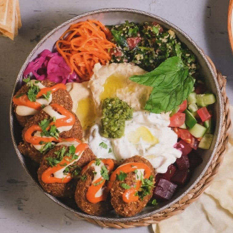 Vegan Lewant Falafel Kase